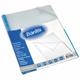 746071 205001 Signallomme BANTEX A4 PP 80my blå (25) 